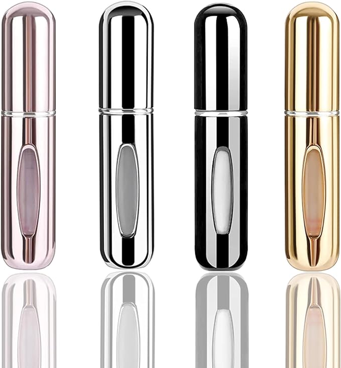 4 PCS Mini Perfume Atomizer Bottles