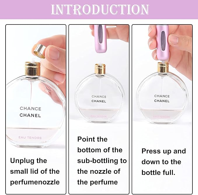 Portable Mini Refillable Perfume Atomizer Bottle