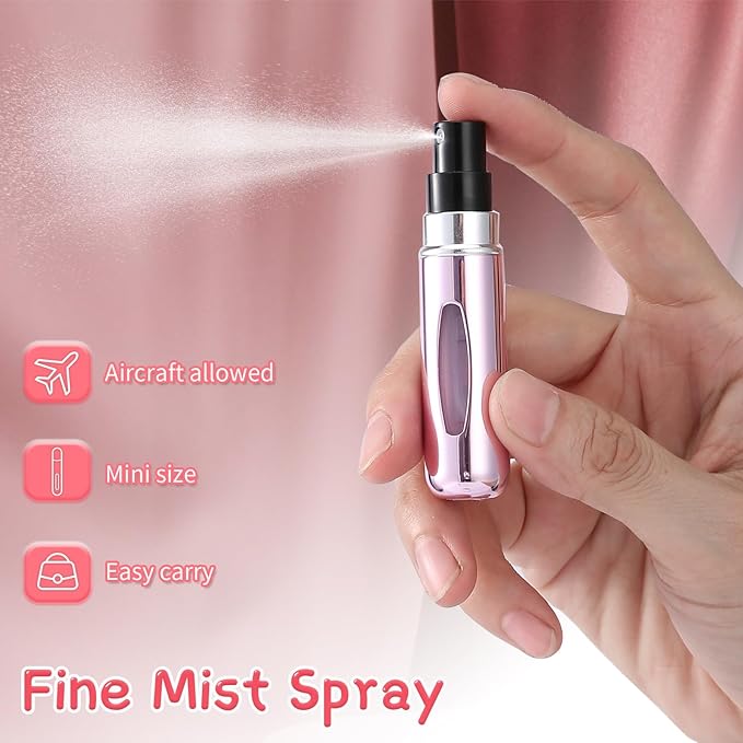 6 PCS Mini Perfume Atomizer Bottles