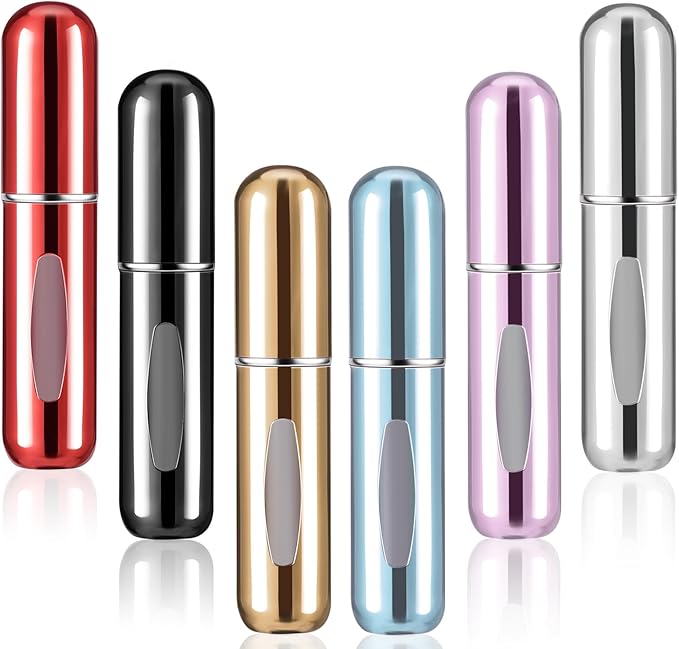 6 PCS Mini Perfume Atomizer Bottles